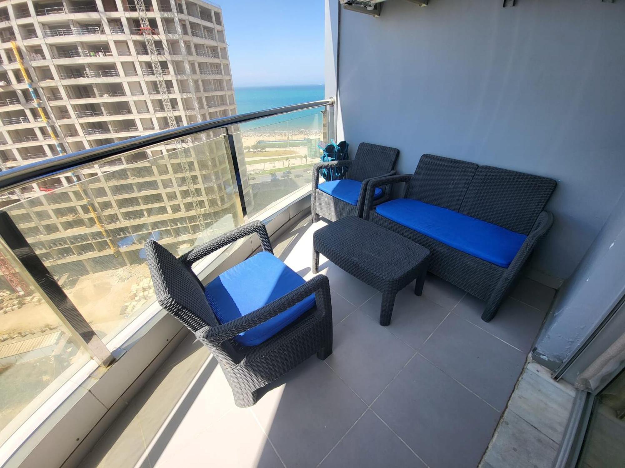 Mont Blanc :Appartement, Vue Sur Mer A 2 Minutes De La Gare. Танжер Экстерьер фото